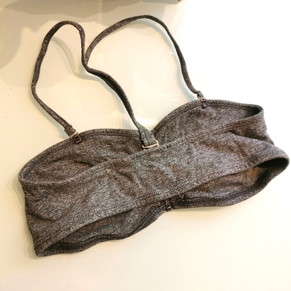 NWOT - Talula Bandeau top XS in gray - Picture 3 of 5
